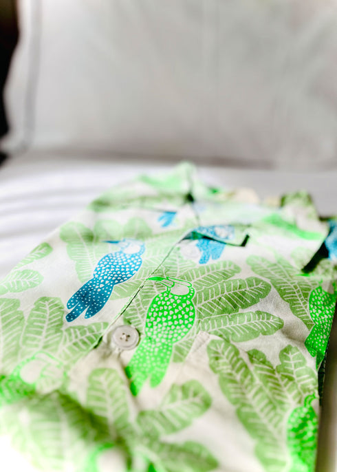 Women's Tropical Hornbill  Pajama Set